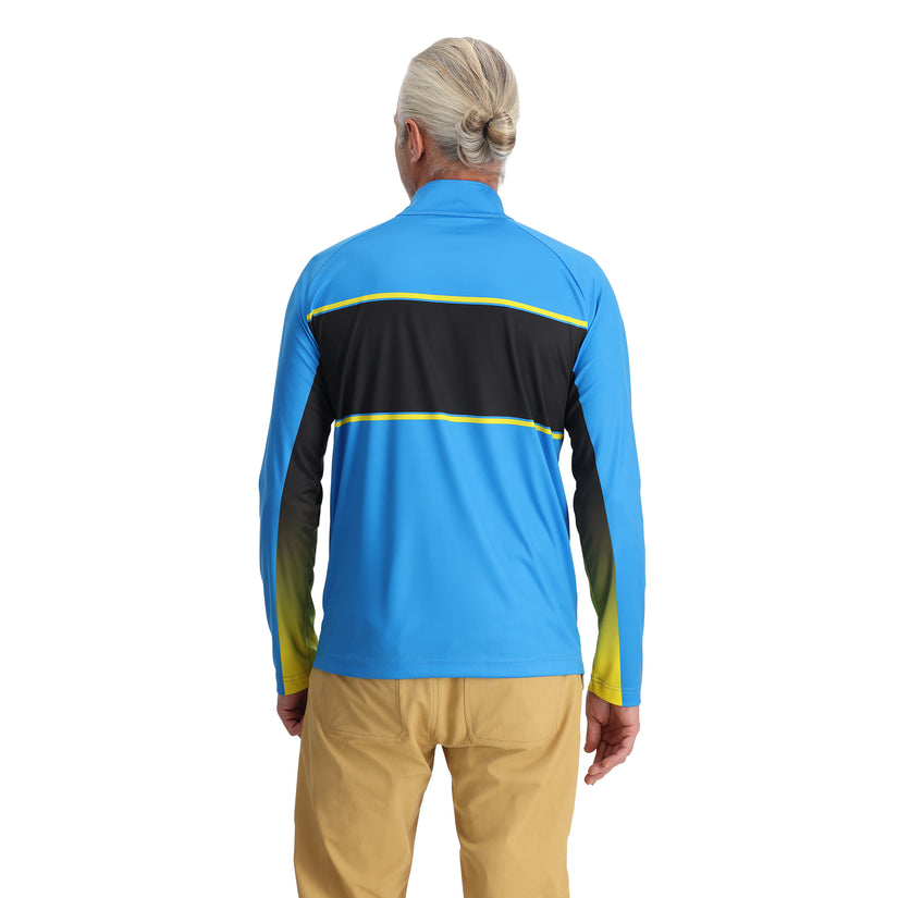 Mens Paramount Half Zip - Aether Blue