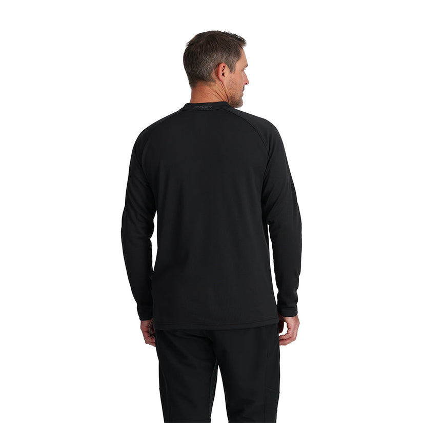 Mens Turner Half Zip - Black