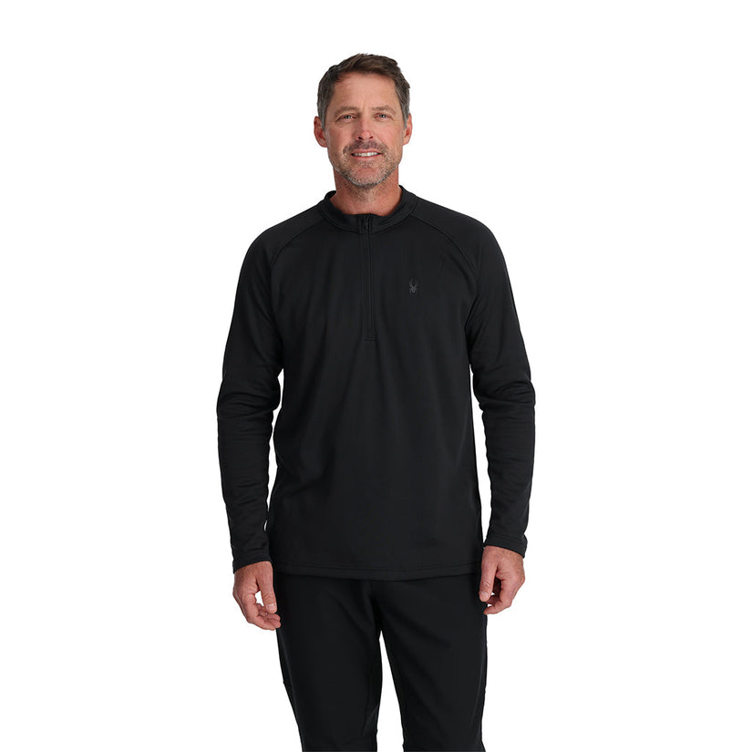 Mens Turner Half Zip - Black