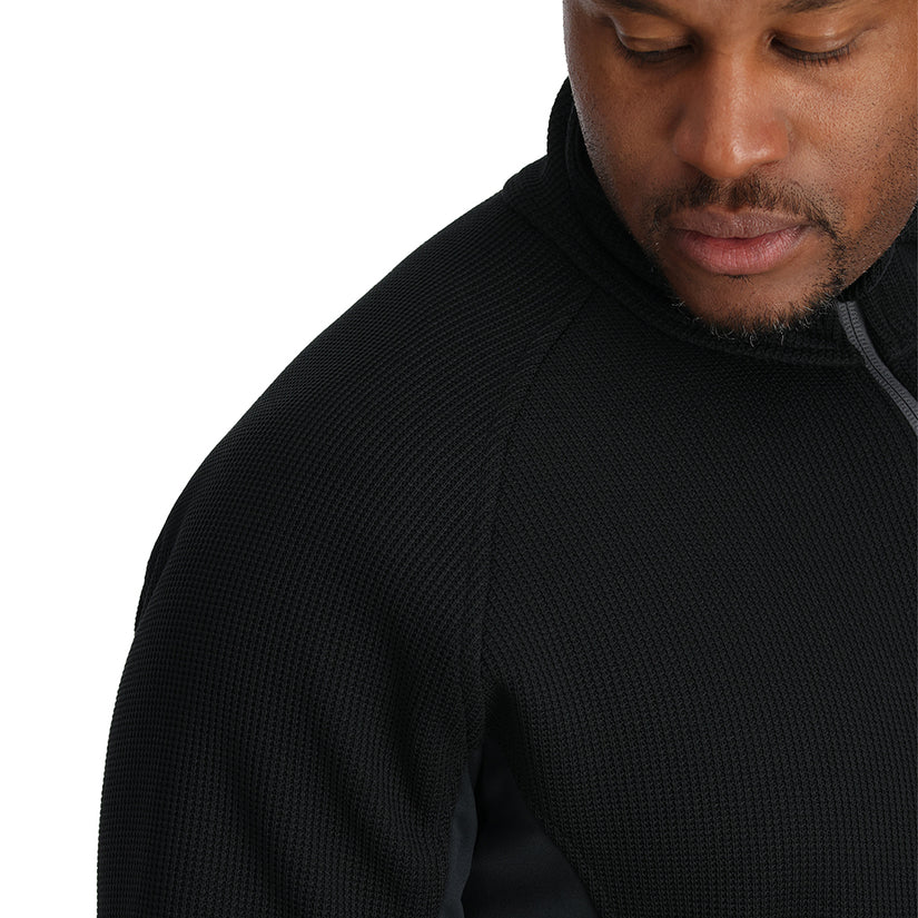 Mens Outbound Half Zip - Black