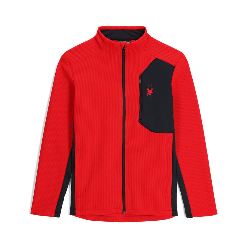 Mens Bandit Full Zip - Spyder Red