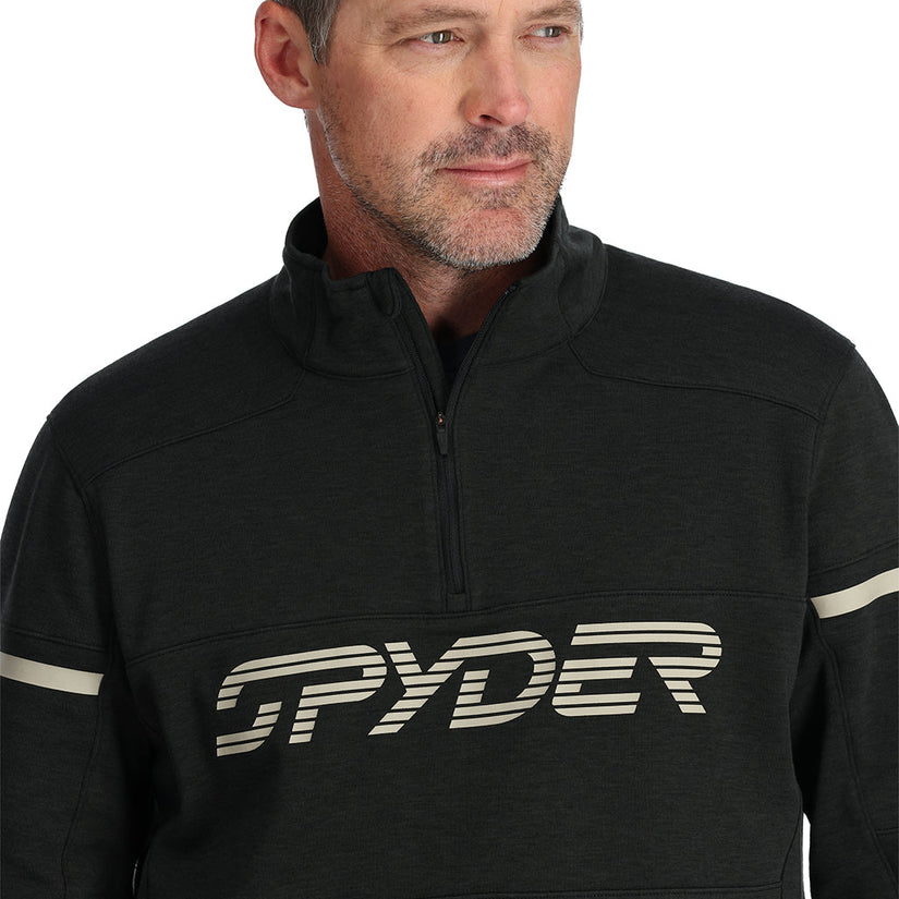 Mens Speed Fleece Half Zip - Black