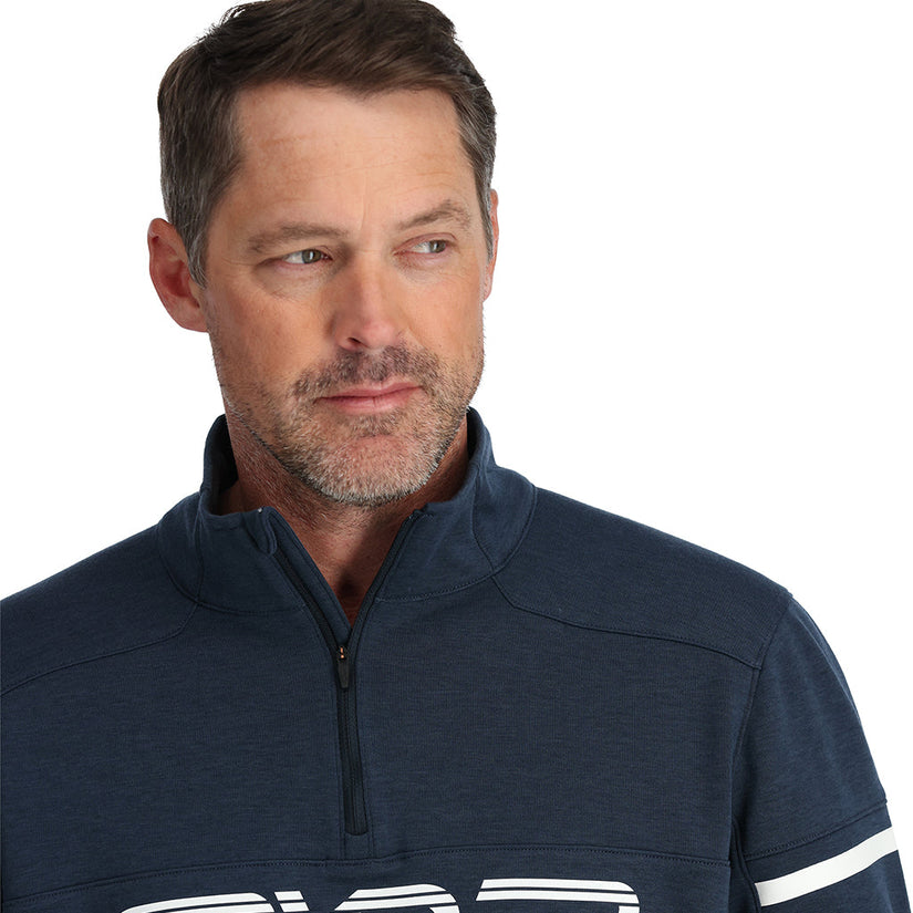 Mens Speed Fleece Half Zip - True Navy