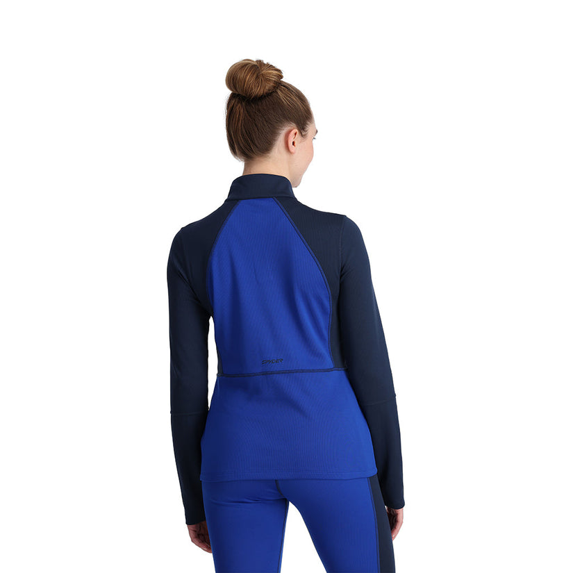 Womens Charger 1/2 Zip - Electric Blue