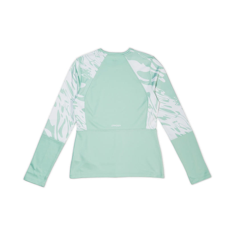 Womens Stretch Charger Crew - Wintergreen