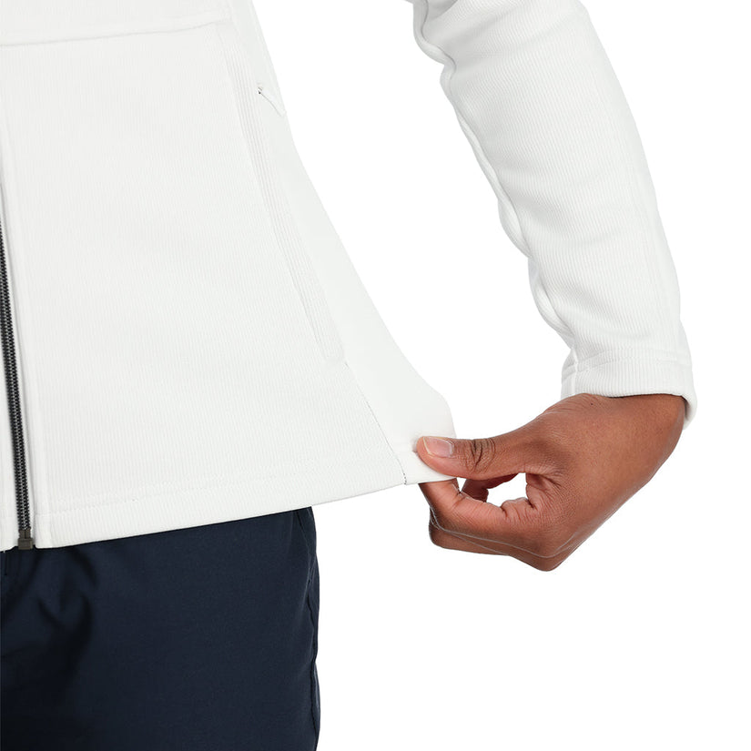 Womens Encore Full Zip - White