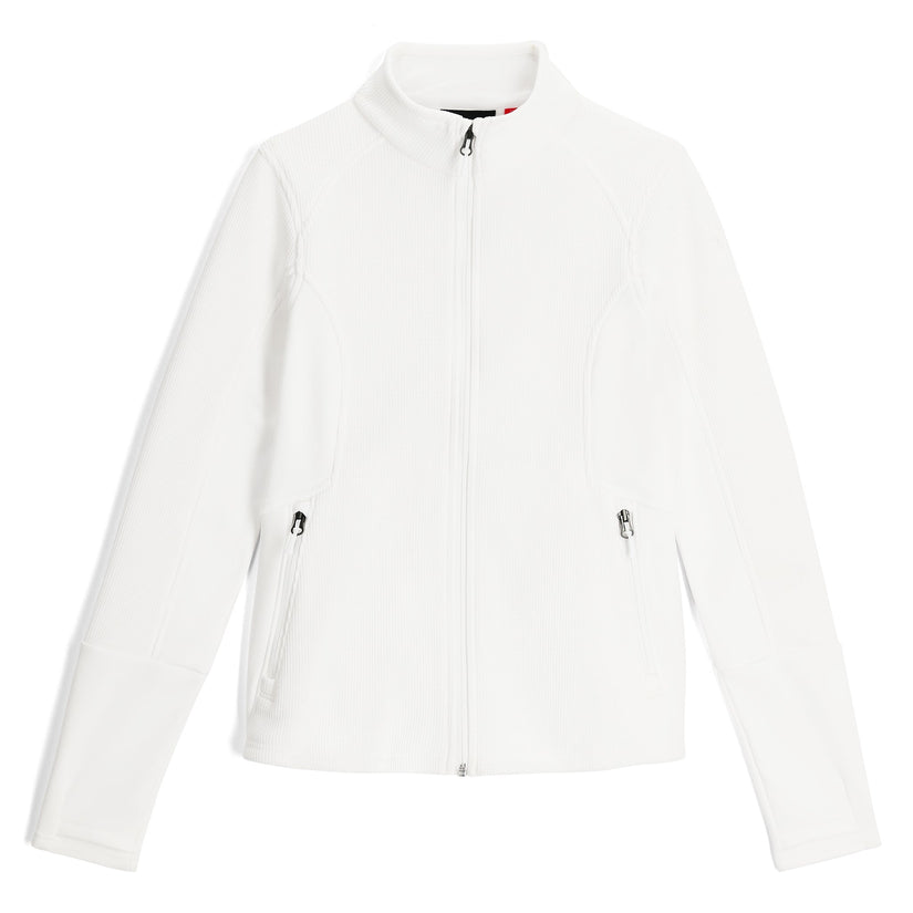 Womens Bandita Full Zip - White