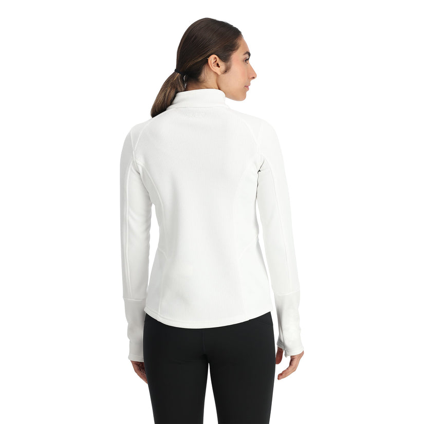 Womens Bandita Full Zip - White