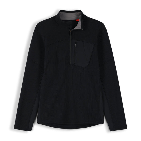 Mens Bandit Half Zip - Black (2022) – Spyder Europe